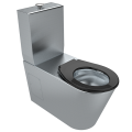 stainless steel toilet with water tank