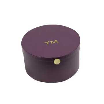 Custom Empty Biscuit Cookie Truffle Chocolate Round Box