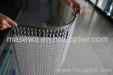 Aluminum chain Link Mesh Used As Divider