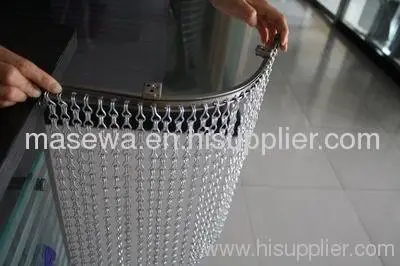 Aluminum chain Link Mesh Used As Divider