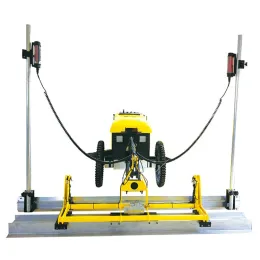 cement concrete road paver vibratory floor finishing machine vibrating laser concrete screed