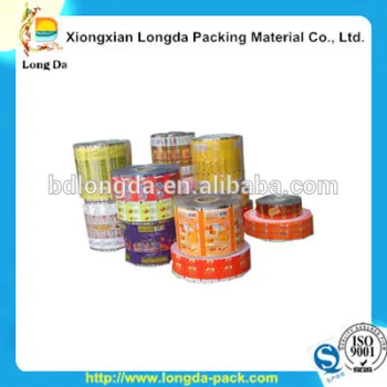 Hebei Xiongxian plastic packaging film for chocolate