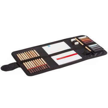Travel Artists Custom Sketch Book Set: Art Drawing Kit for Beginners to Pros