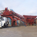 CE certificate 25m3 mobile concrete batching plant