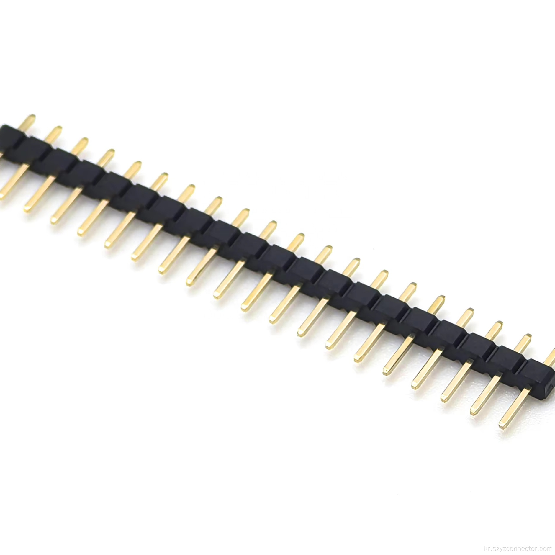 3.0mm 피치 핀 헤더 커넥터 단일 행선 직선 SQ0.64mm H : 2.0mm 1*20p