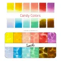 Ensemble de coffret à étain aquarelle de 12 couleurs Candy Solid