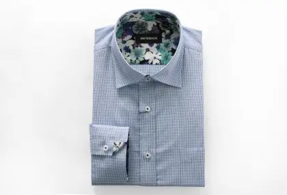 Men Flower Pattern Printed Casual Shirts