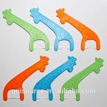 kids cute dental flossers