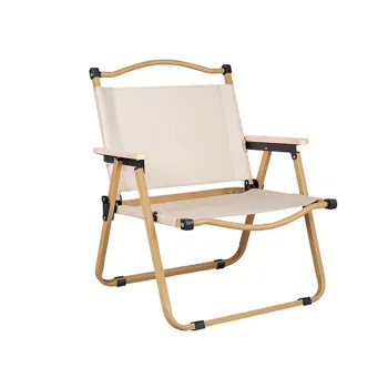 Collapsible Reclining Aluminum Frame Outdoor Camping Chair