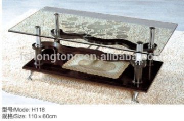 cheap coffee H117 modern glass tables , italian coffee table