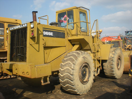 Used caterpillar CAT966E wheel loader