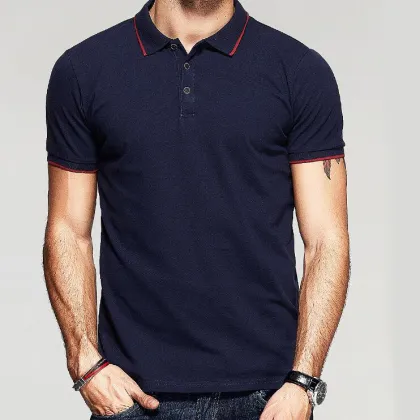 Plain Cotton Polo T-Shirts Wholesale Men's T-Shirt Clothing