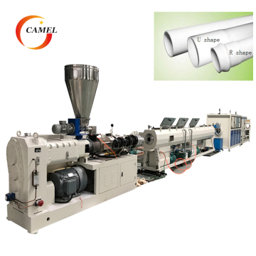 Twin Screw Extruder PVC Pipe Extrusion Line for Electric Conduit Pipes