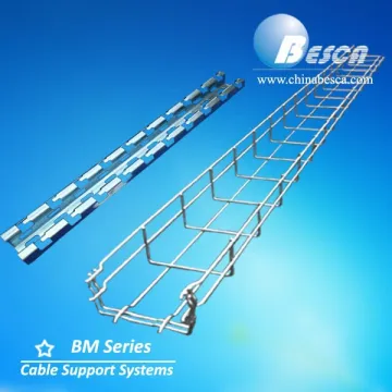 200mm Basket Cable Tray Zinc Polished (BESCA)