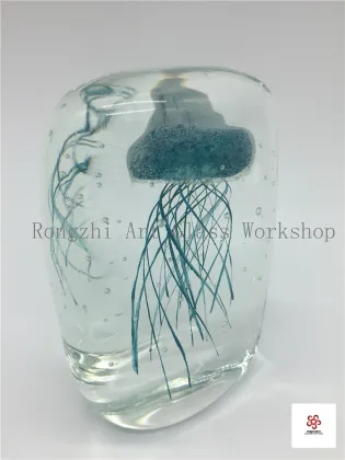 Beautiful Octopus Glass Paperweight