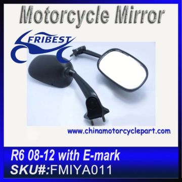 For YAMAHA R6 08 09 10 11 12 Motorcycle Back Mirror Black With E Mark FMIYA011
