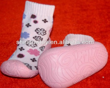 Baby Socks with Rubber Sole Skidder Shoe socks