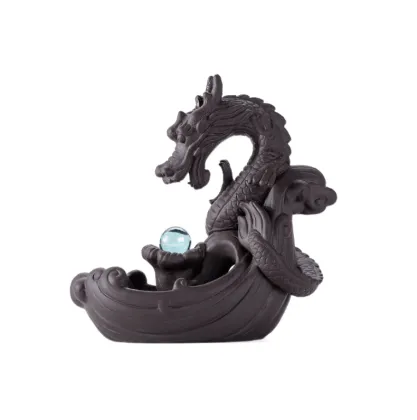 Dragon Censer Backflow Incense Burner - Ceramics Home Decor