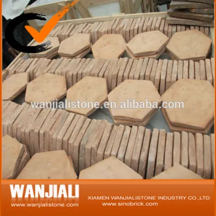 Tiles Red Hexagon Terracotta Floor Tiles