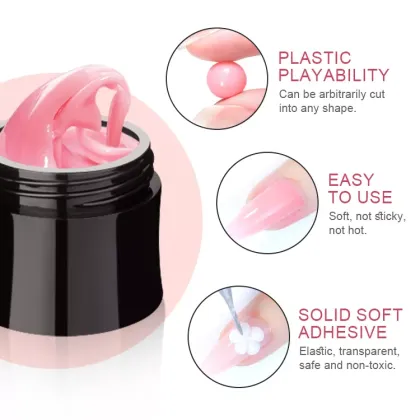 Nail Artist's Choice: Premium Non-Tacky Nail Extension Gel for Stunning Manicures