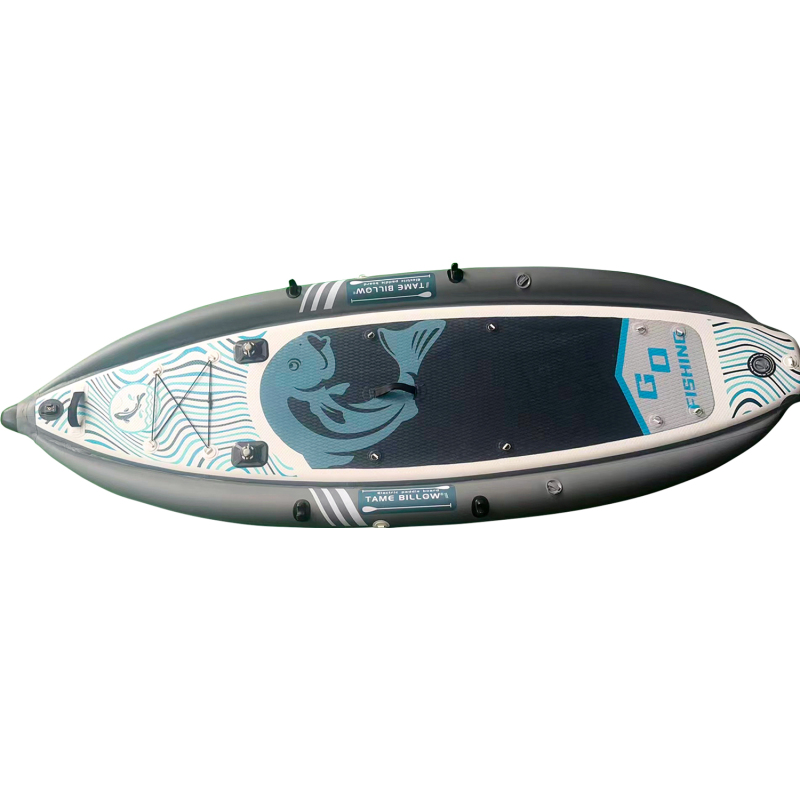 Powerful 6KW TAME BILLOW Inflatable Paddle Board: Extended Riding Time & Ideal for Fishing Activities with Included Seat