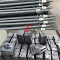 Parafuso de vergalhão de aço da linha de suporte de estrada de mina de 25 mm