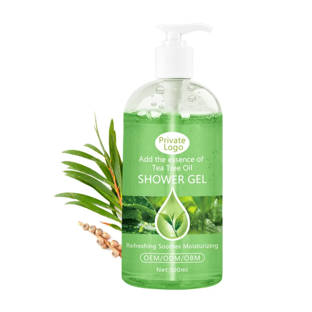 Högkvalitativa förfriskningar Tea Tree Body Shower Gel Gel Gel