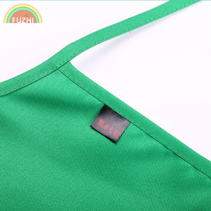 Custom logo cafe maid jean apron