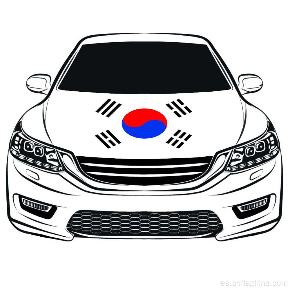 Bandera de Corea del Sur Bandera de la capilla del coche Bandera de la capucha de Corea del Sur 100 * 150 cm