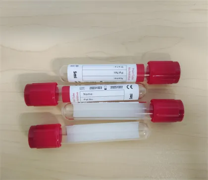 Pet Ad Glass Plain Vacuum Blood Collection Tube