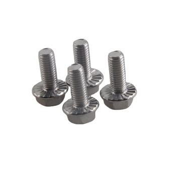 Factory Direct Custom Serrated Stainless Steel DIN 6921 Hex Flange Head Bolts: M5, M6, M8, M10, M12, M16, M18