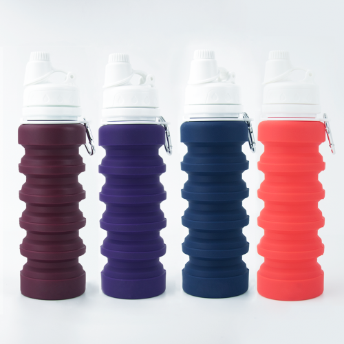 20Oz Leak Proof Twist Cap Collapsible Water Bottle