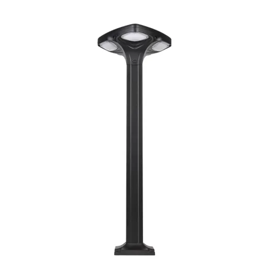 Outdoor Square Solar LED Bollard Light for Lawn