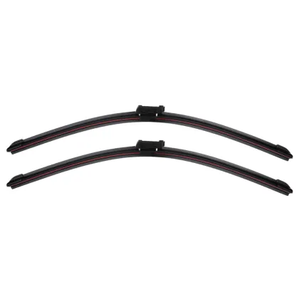 Universal Frameless Soft Windshield Wiper Blade - Double Rubber Strips - OEM Box