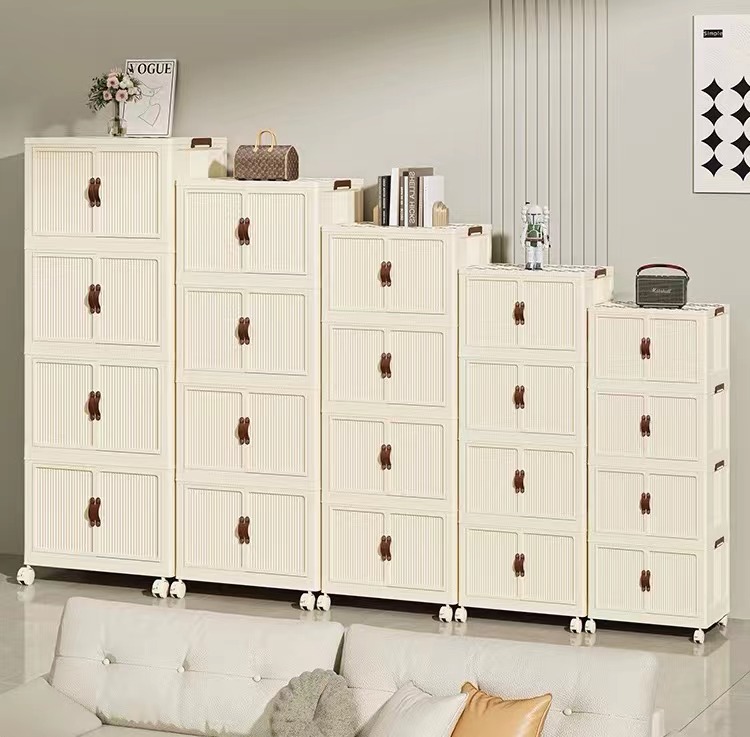 Storage cabinet folding household