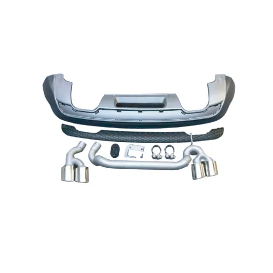 16-18 Audi Q3 Rear Diffuser with Exhaust