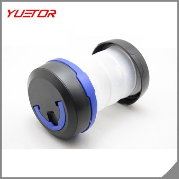 Hot selling portable Collapsible and compressible Hand crank ABS LED Camping Lantern Flashlight torch with handle