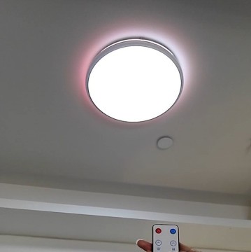 TIWIN factory sale 27w Remote / Wireless Control multi color led ceiling light