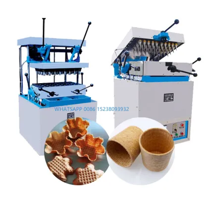 Blue Customizable Ice Cream Cone Machine