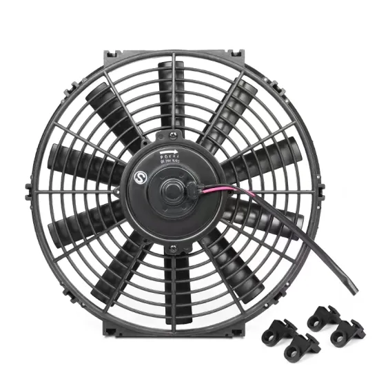 12V/24V 80W Car AC Condenser Fan for Universal 10-Inch Radiator Control System