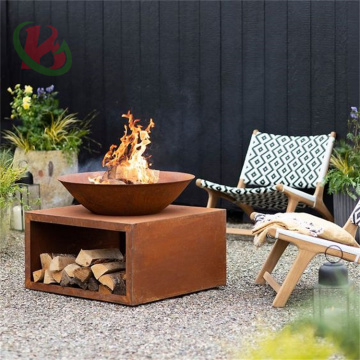 Modern Corten Steel Fire Pits: A Stylish Addition to Your Garden - Wood-Burning Options Available