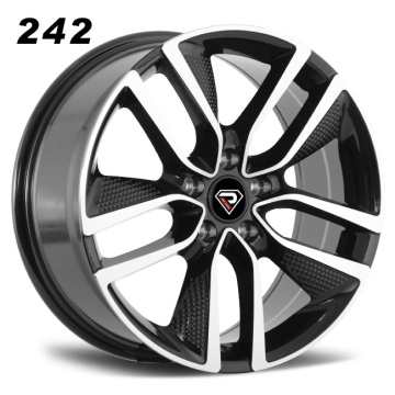 Renault Passenger Car Wheels: 16x7 & 18x8 Inch, 5-114.3mm Bolt Pattern, Machined Face Black Castings