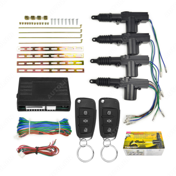 Universal 12V One Control Tiga Sistem Kunci Kereta Pengunci Tengah dengan Kawalan Jauh