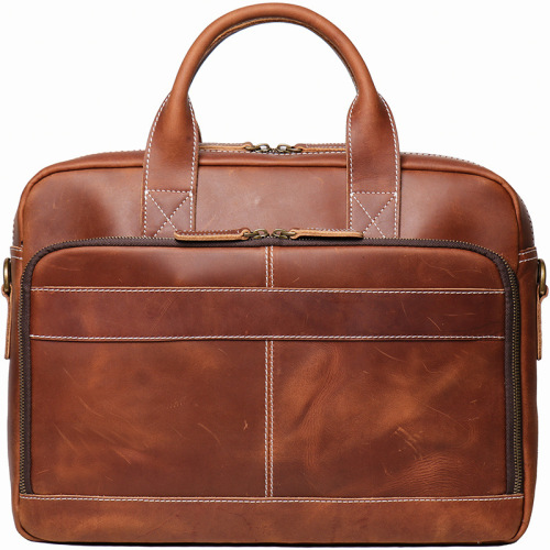 Luxury Modern Genuine Leather Briefcases For Men