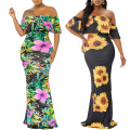 Women's Sexy Off Shoulder Maxi Dress