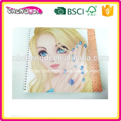 Super style Promotion Christmas gift nail art supplies ,nail art book