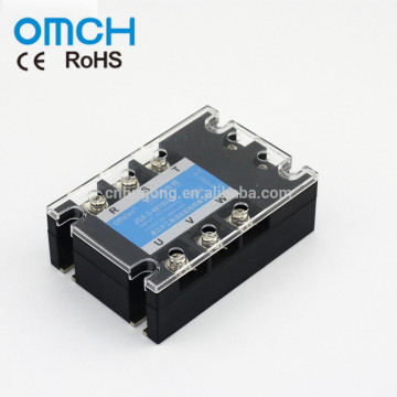 JGX-3-48-AA 3 Phase 70~250VAC to 24-480V AC SSR Solid State Relay