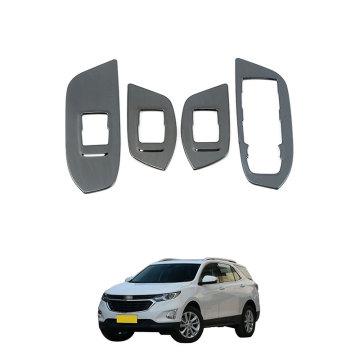 OEM Automotive Stainless Steel Interior Accessories for Chevrolet Chevy Glass Lift Trim Frame