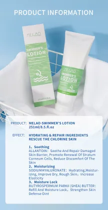 Moisturizing swim body lotion