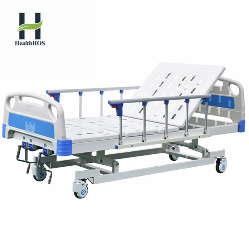 Hot sale three functions hospital medical manual bed